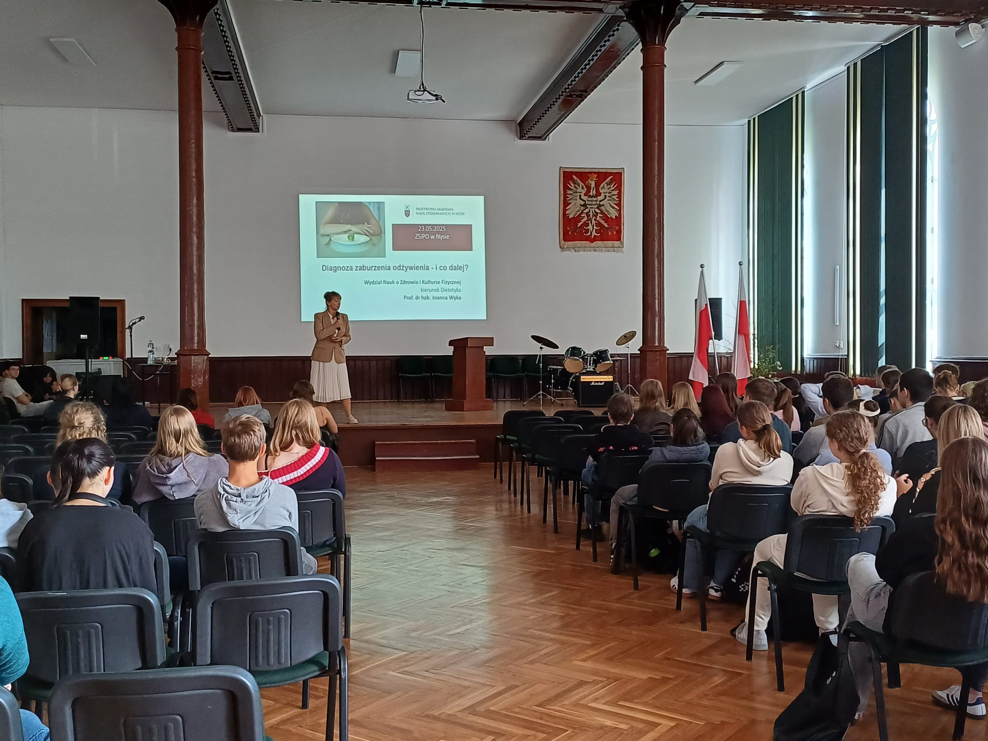 Wykład w Zespole Szkół i Placówek Oświatowych w Nysie