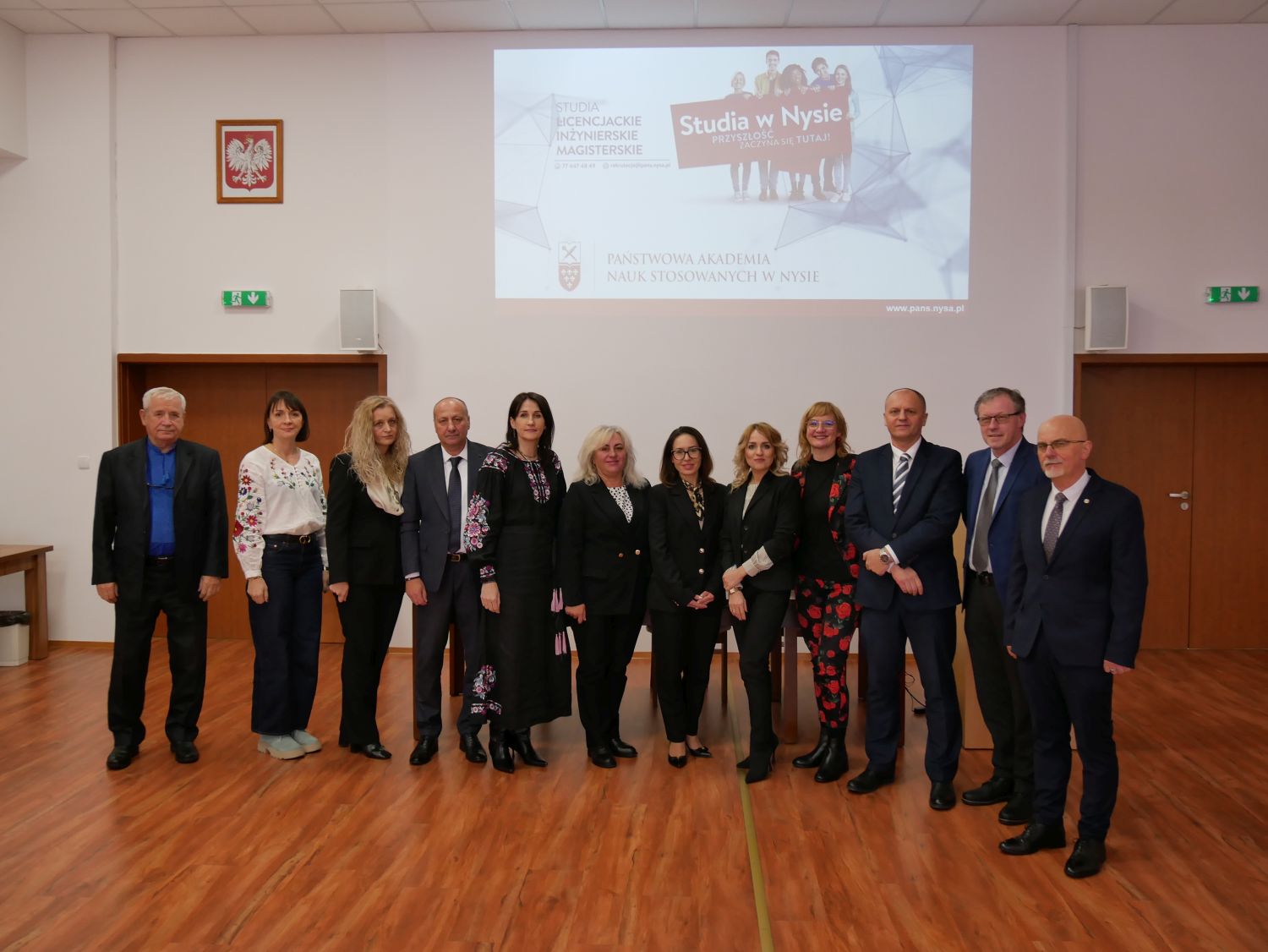 Delegacja z Narodowego Uniwersytetu Medycznego w Iwano-Frankiwsku (Ukraina) w PANS w Nysie