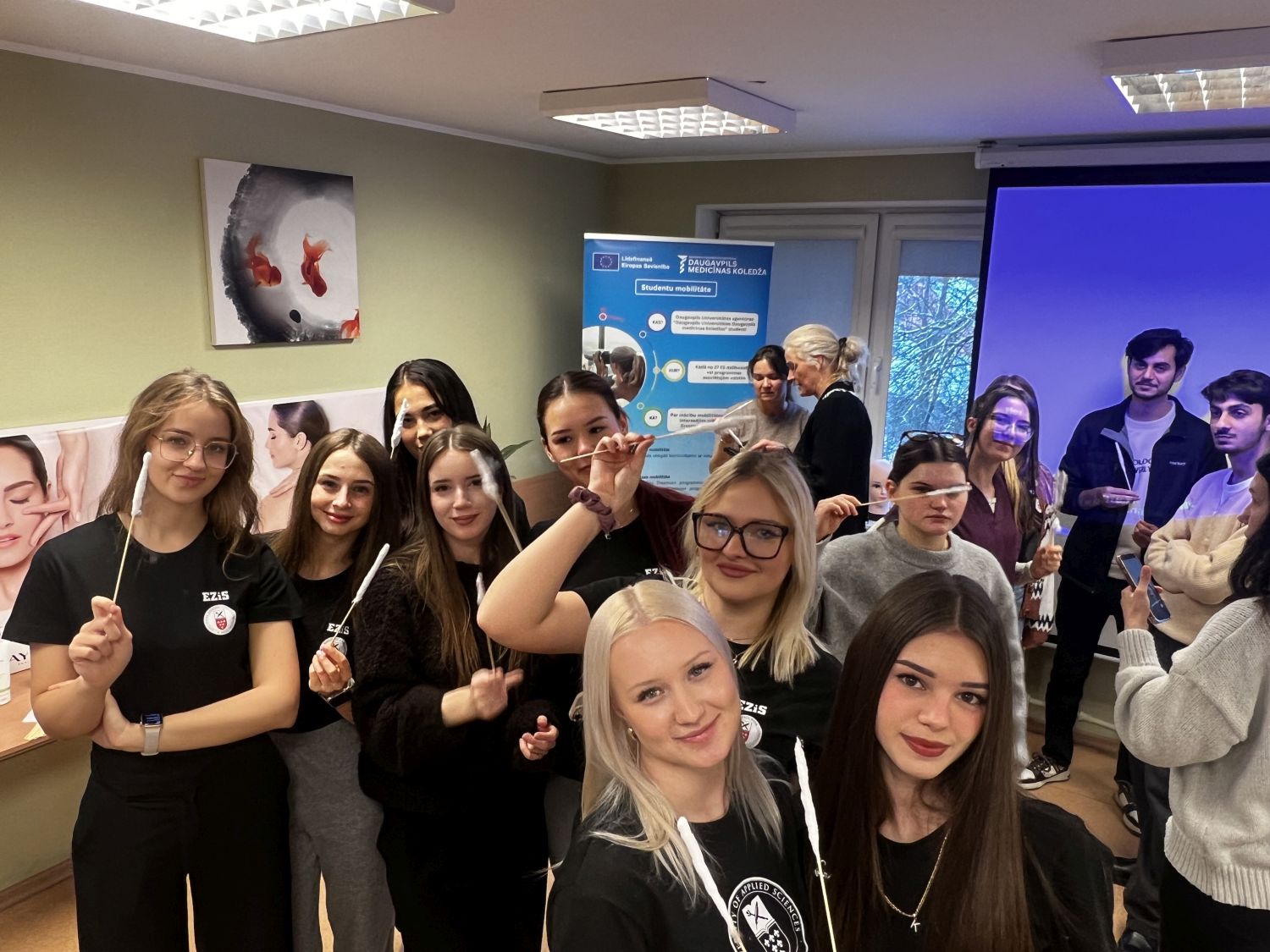 Udział studentek kosmetologii i wykładowców w programie BIP w Daugavpils (Łotwa)