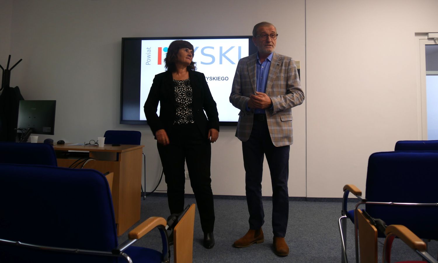 Wykład w ramach finansów publicznych dla studentów Państwowej Akademii Nauk Stosowanych w Nysie na temat projektu budżetu powiatu nyskiego