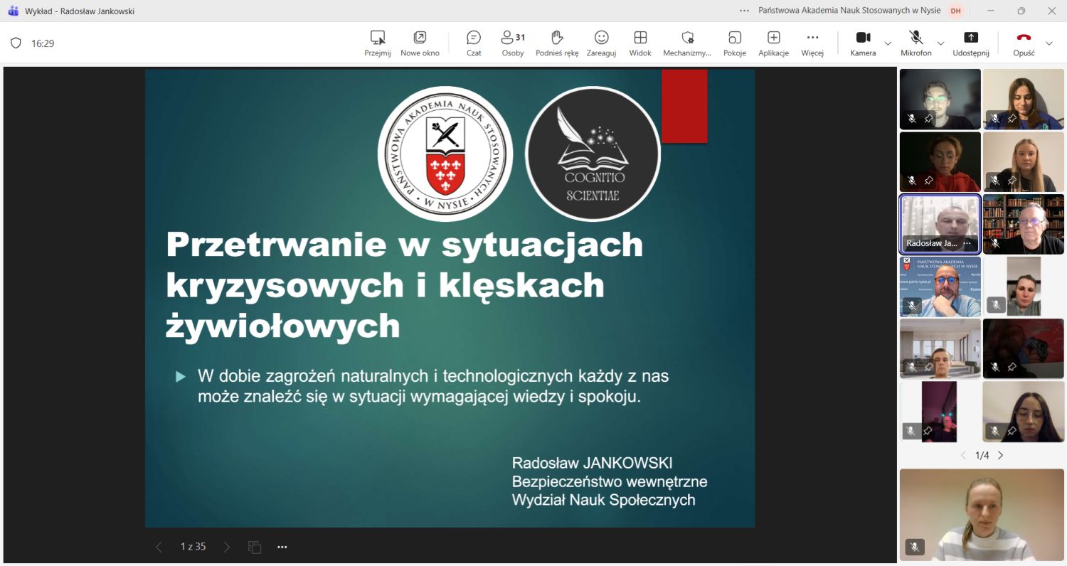 Przetrwanie w sytuacjach kryzysowych i klęskach żywiołowych