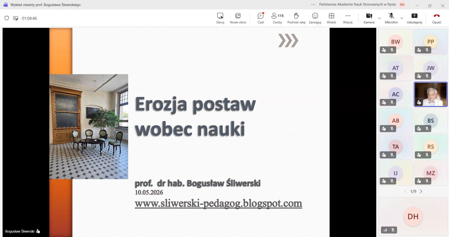 Erozja postaw wobec nauki