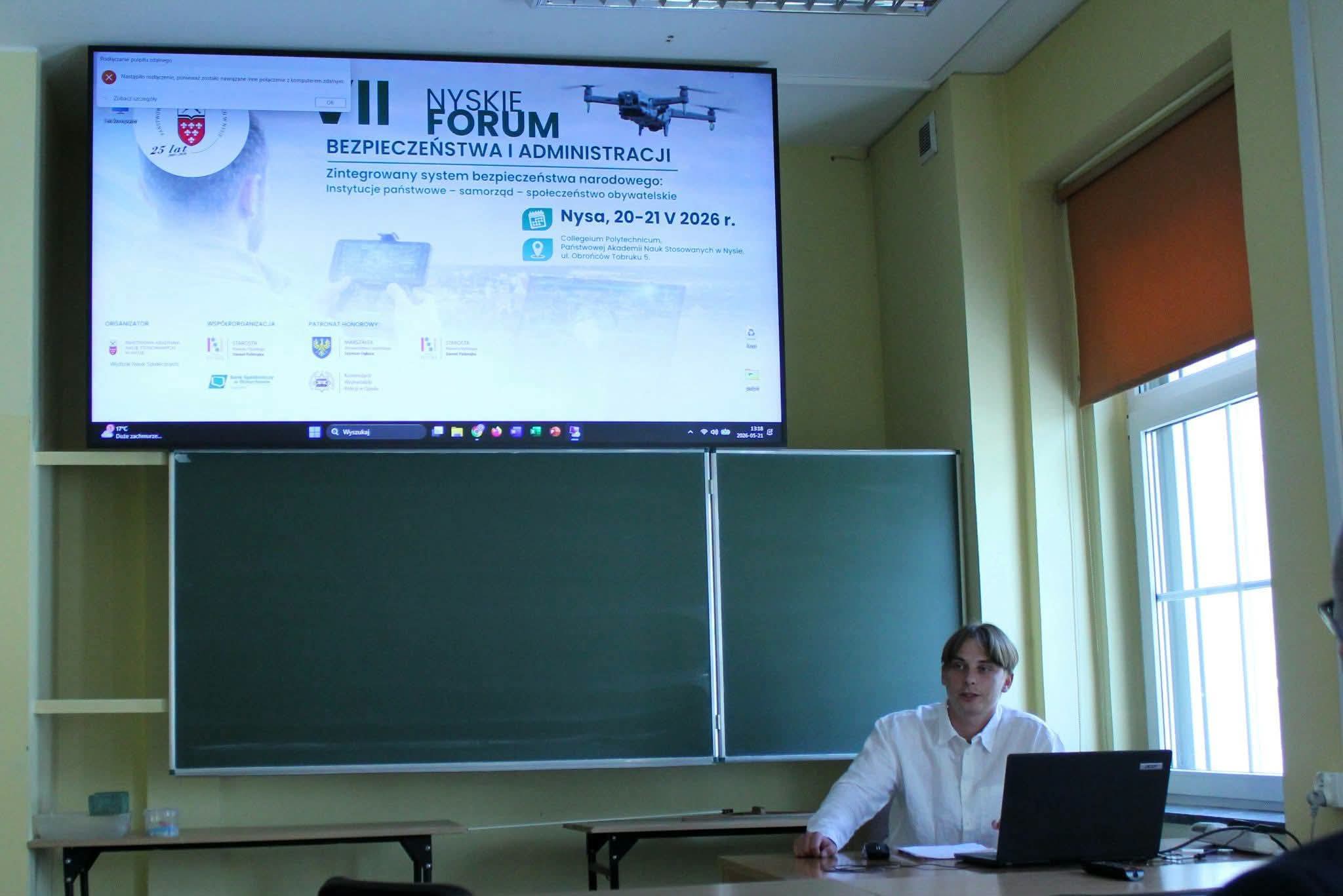20-21.05.2025 - Udział w VII Nyskim Forum Bezpieczeństwa i Administracji