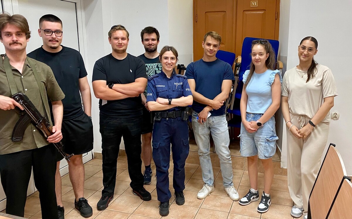Studenci Bezpieczeństwa Wewnętrznego w Komendzie Powiatowej Policji w Nysie!