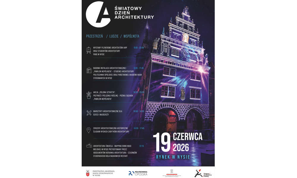 Światowy Dzień Architektury 2026 w Nysie